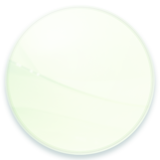 Translucent circular backdrop behind the financial figures